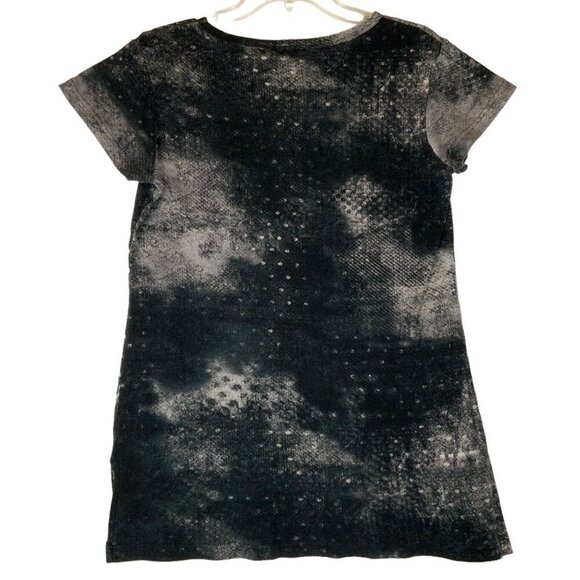 Harley-Davidson Womens Scoop Neck Tunic T-Shirt Medium Black Ralph Marlin Design - Picture 2 of 7